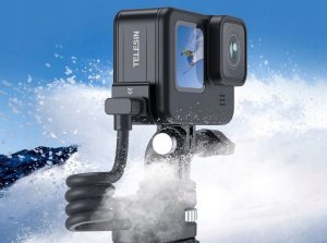 Telesin Drzwiczki Ładowania Klapka Baterii Zaślepka z otworem USB-C do GoPro HERO 11 10 9 / GP-CLC-G11 6