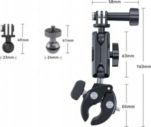 Telesin Imadło Magic Arm TELESIN Uchwyt do GoPro HERO 11 10 9 BLACK / GP-HBM-003 9