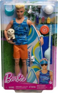 Lalka Barbie Mattel Ken Surfer plażowy (blondyn) HPT50 5
