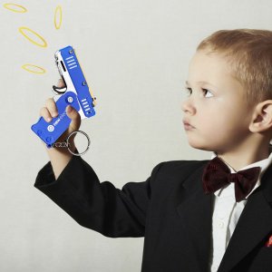 Składany pistolet na gumki recepturki 5