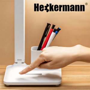 Lampka biurkowa Heckermann biała 1