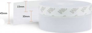 Heckermann Samoprzylepna uszczelka do okien / drzwi Heckermann 45mm 2