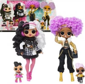 MGA L.O.L. Surprise OMG Winter Disco 2 pack- Dollie & 24K DJ 1