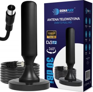 Antena RTV Signaflex Antena telewizyjna wewnętrzna SIGNAFLEX DVBT2 SANMA-HA01 2