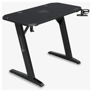 Biurko SENSE7 gamingowe Nomad Classic Czarne 120x60 cm 2