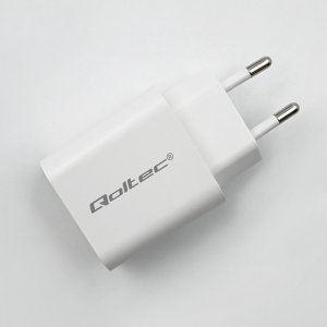 Ładowarka Qoltec Ładowarka Super Quick PD | USB-C | 20W | 5-12V | 1.67-3A | Biała 5
