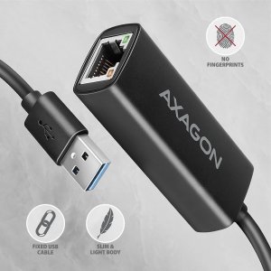 Karta sieciowa Axagon ADE-AR Karta sieciowa Gigabit Ethernet adapter, USB-A 3.2 Gen 1, instalacja automatyczna 4