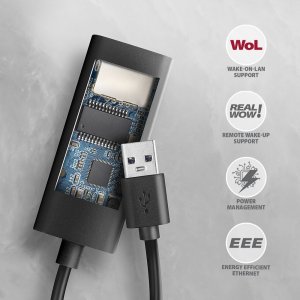 Karta sieciowa Axagon ADE-AR Karta sieciowa Gigabit Ethernet adapter, USB-A 3.2 Gen 1, instalacja automatyczna 5