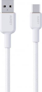 Kabel USB Aukey USB-A - USB-C 1 m Biały (CB-NAC1) 2