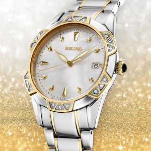 Zegarek Seiko Zegarek Damski Seiko SKK728P1 srebrny 4