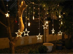 Lampki choinkowe Sternhoff 138 LED białe ciepłe 7