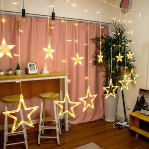 Lampki choinkowe Sternhoff 138 LED białe ciepłe 9