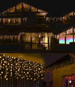 Dekoracja świąteczna Sternhoff kurtyna świetlna 2