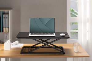 Digitus Ergonomiczna nakładka na biurko do pracy w pozycji stojšcej/siedzšcej, regulowana 3