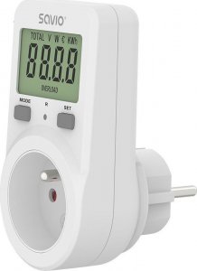 Savio Watomierz z wywietlaczem LCD, 16A, 3680W, AE-02 2