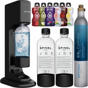 Saturator Sodastream Spinel SODA BubbleON + 2 butelki + Bolero 1