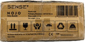 Biurko SENSE7 elektryczne Nojo 120x60 cm Black 12