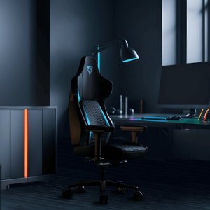 Fotel ThunderX3 CORE - RACER, czarno-niebieski 5