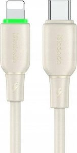Kabel USB Mcdodo Kabel USB-C do Lightning Mcdodo CA-4760 1.2m (beżowy) 1