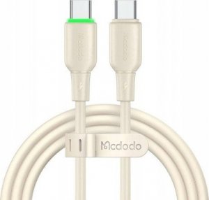 Kabel USB Mcdodo Kabel USB-C do USB-C Mcdodo CA-4770 65W 1.2m (beżowy) 1