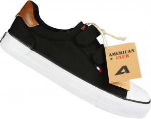 American Club Tenisówki dziecięce American Club czarne LH-81BL 36 1