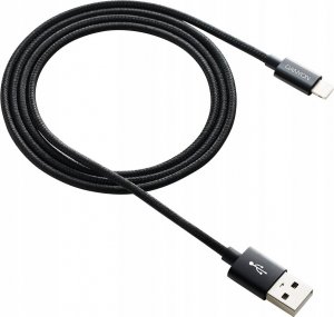 Kabel USB Canyon CANYON Kabel USB do APPLE, CFI-3, 5W, 1m, oplot, Czarny 1