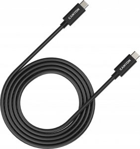 Kabel USB Canyon CANYON Kabel USB-C/USB-C, UC-42, 20Gbps, 240W, 2m, Czarny 1