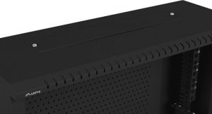 Szafa Lanberg Szafa instalacyjna rack wisząca 19 cali 4u+3u 540x200 niskoprofilowa (złożona) czarna 4