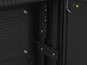 Szafa Lanberg Szafa instalacyjna rack wisząca 19 cali 4u+3u 540x200 niskoprofilowa (złożona) czarna 6