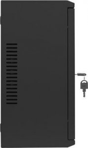 Szafa Lanberg Szafa instalacyjna rack wisząca 19 cali 4u+3u 540x200 niskoprofilowa (złożona) czarna 9