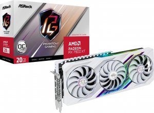 Karta graficzna ASRock Radeon RX 7900 XT Phantom Gaming White OC 20GB GDDR6 (RX7900XT PGW 20GO) 1