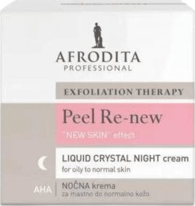 Afrodita Afrodita Peel Re-New Liquid Crystal Krem Na Noc Do Skóry Tłustej I Normalnej 1