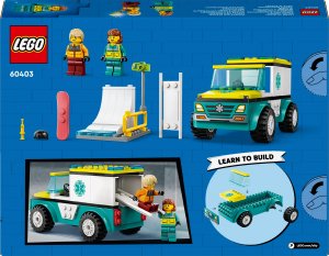 LEGO City Karetka i snowboardzista (60403) 9