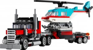 LEGO Creator Ciężarówka z platformą i helikopterem  (31146) 9