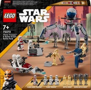 LEGO Star Wars Zestaw bitewny z żołnierzem armii klonów™ i droidem bojowym™ (75372) 1