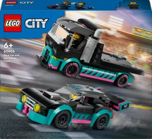 LEGO City Samochód wyścigowy i laweta (60406) 1
