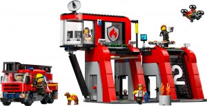 LEGO City Remiza strażacka z wozem strażackim (60414) 8