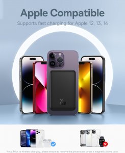 Powerbank Baseus Magnetic Mini 20W 5000mAh Czarny 11