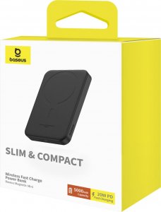 Powerbank Baseus Magnetic Mini 20W 5000mAh Czarny 4
