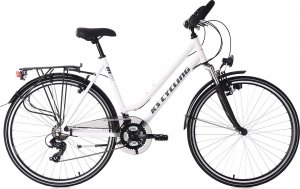 KS Cycling Damski Rower Trekkingowy 28 Aluminiowy Turystyczny Niska Rama Reflektor 21 1