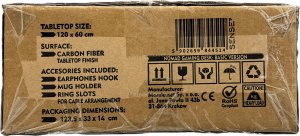 Biurko SENSE7 Nomad Basic Czarne 120 cmx60 cm 120x60 cm 11