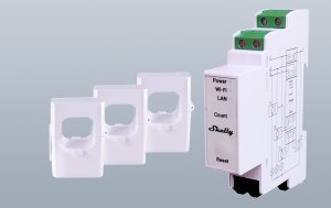Shelly 3-kierunkowy miernik zużycia energii elektrycznej PRO 3EM 400A WiFi/Bluetooth 6