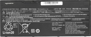 Bateria Movano Bateria FPB0338S do Fujitsu LifeBook U758 8