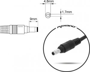 Zasilacz do laptopa Movano 90 W, 1.7 mm, 4.74 A, 19 V (ZZ/COM19474) 9