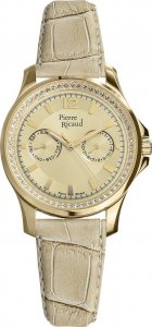 Zegarek Pierre Ricaud Zegarek damski Pierre Ricaud P21049.1V51QFZ2 beżowy 1