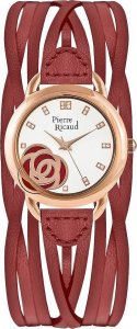 Zegarek Pierre Ricaud Zegarek damski Pierre Ricaud P22017.9013Q czerwony 1