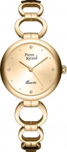Zegarek Pierre Ricaud Zegarek damski Pierre Ricaud P22074.1141Q CYRKONIE złoty 1