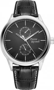 Zegarek Pierre Ricaud Zegarek męski Pierre Ricaud P97244.5214QF czarny 1