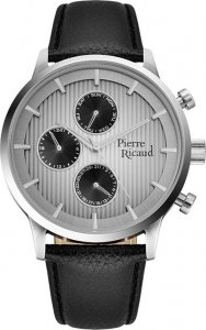 Zegarek Pierre Ricaud Zegarek męski Pierre Ricaud P97230.5217QF czarny 1