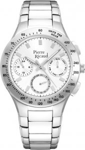 Zegarek Pierre Ricaud Zegarek męski Pierre Ricaud P97038.5113QF srebrny 1